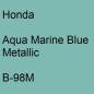 Preview: Honda, Aqua Marine Blue Metallic, B-98M.